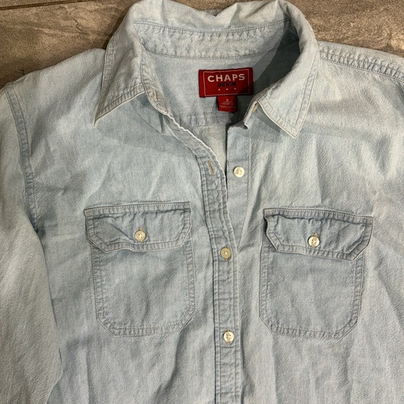Chaps size small cotton button down - Picture 2 of 3